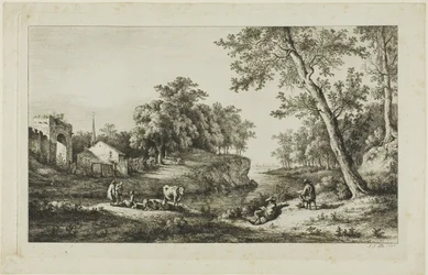 Rustiek landschap in Ambronay