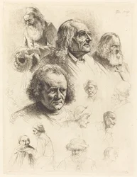 Dertien studies van hoofden