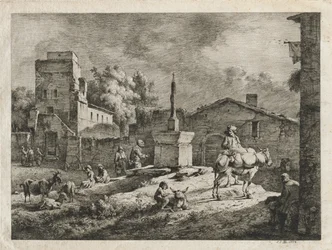 Uitzicht op Saint-Andeol, 1774
