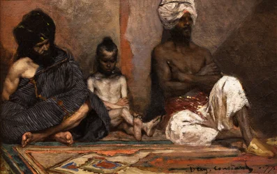 Zittende Arabieren