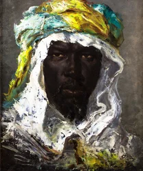 Hoofd van een Moor, ca. 1875