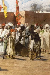 De laatste rebellen, Marokkaanse historische scène (detail)