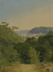 Uitzicht op de baai van Napels