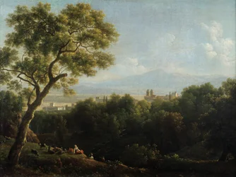 Uitzicht op Frascati, 1820