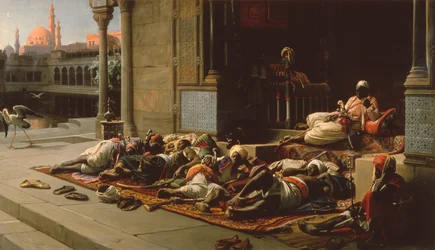 De poort van de harem, souvenir uit Caïro