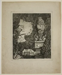 Antiek Ruïnebeeld