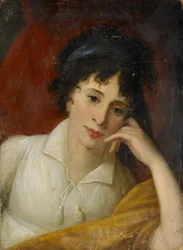 Portret van Ekaterina Fyodorovna Muravyova-Apostol, née Kolokoltseva 1771-1848