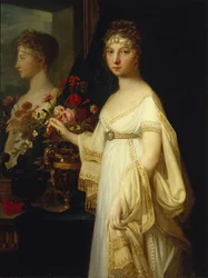 Portret van Keizerin Elizabeth Alexeievna, Prinses Louise van Baden 1779-1826, 1802