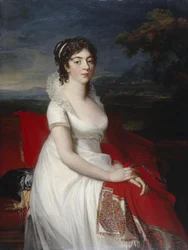Portret van gravin Obolenskaya, 1806