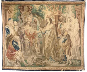 Brusselse wandtapijt uit een set van zes, ca. 1650