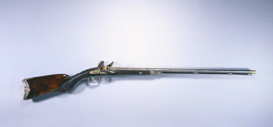 Dubbelgeweerde vuursteengeweer van Napoleon I Bonaparte