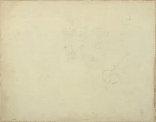 Karikatuur van een man met een breedgerande hoed