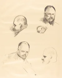 Vier Schetsen van Ambroise Vollard