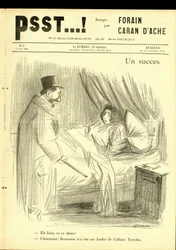 Illustratie door Jean-Louis Forain in Psst...!