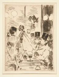 Le café de la nouvelle Athènes