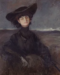 Portret van Anna-Elisabeth, Gravin Mathieu de Noailles 1876-1933, ca. 1905