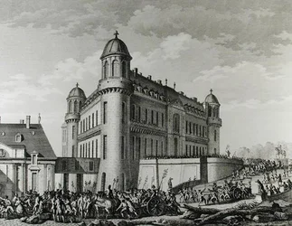 Kanonnen van Chantilly naar Parijs gebracht, 9 augustus 1789