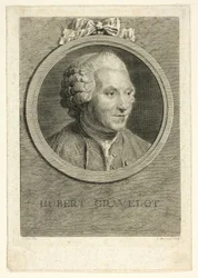 Portret van Hubert Gravelot