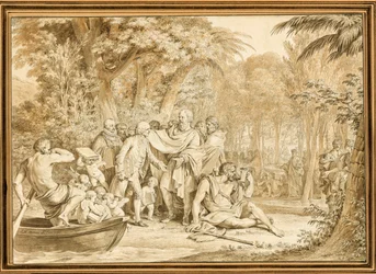 De aankomst van Jean-Jacques Rousseau op de Champs-Élysées