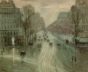 Parijs onder sneeuw