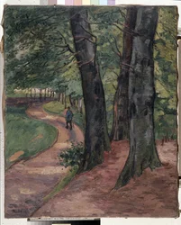 De rand van het bos van Eu