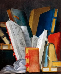 Allegorie van Literatuur en Lezen (detail)