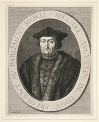 Augustin de Thou, President van het Parlement van Parijs van 1535 tot 1544
