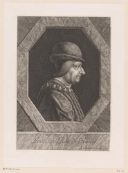 Portret van Lodewijk XI, koning van Frankrijk