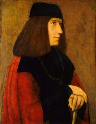 Ridder van het Gulden Vlies, ca. 1495 (olieverf op Europees notenhout)