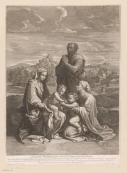 Heilige Familie met Elisabet en Johannes