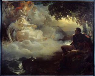 Allegorie van de staat van Frankrijk voor de terugkeer van Napoleon Bonaparte uit de expeditie van Egypte