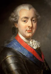Portret van Louis Jean Marie de Bourbon, Hertog van Penthievre (1725-1793), Grootadmiraal en Mecenas. Schilderij door Jean Pierre Franque (1774-1860)
