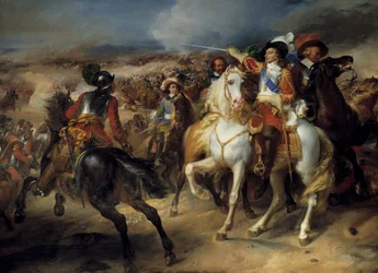Dertigjarige Oorlog: Lodewijk II van Bourbon, Prins van Condé bij de Slag bij Lens, 20 augustus 1648