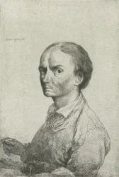 Zelfportret van Jean Pierre Norblin de la Gourdaine