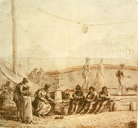 De Koffieverkoper op de Pont-Neuf, 1819