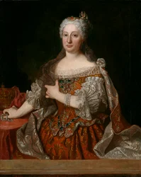 Portret van aartshertogin Maria Anna van Oostenrijk