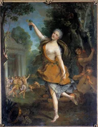 Mademoiselle Prevost als bacchante