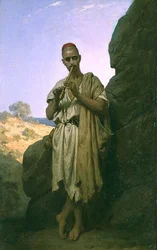 Een Arabische muzikant
