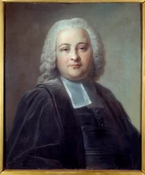 Portret van Chretien Guillaume de Lamoignon de Malesherbes (1721-1794) advocaat van de koning onder de Conventie. Pastel door Jean Valade (1709-1787)