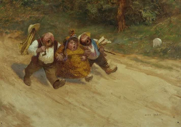 Drie goede vrienden, ca. 1902 (olieverf)