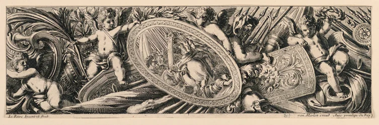 Fries: Trofeeën van Wapens en Putti