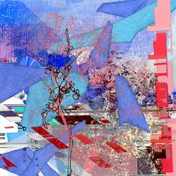 Abstracte bloemenbloei