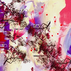 Levendige abstracte takken