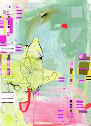 Levendige abstracte lagen