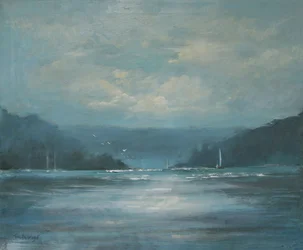 Salcombe Laat in de middag