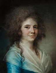Portret van hofdame Wilhelmine Bertouch