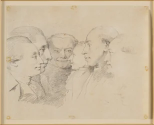 Zes portretkoppen