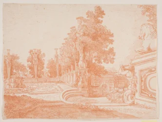 Tuin met architectuur. Caprarola