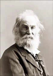 Portret van Walt Whitman (1819 - 1892) door Gurney tussen 1880 en 1890