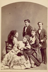 Familie Wohes, New York, 1870s